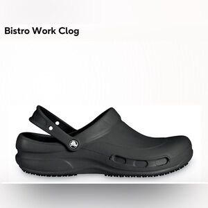 Crocs Black Bistro Work Clog W size 6